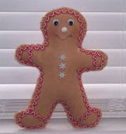 gingerbread man sewing pattern